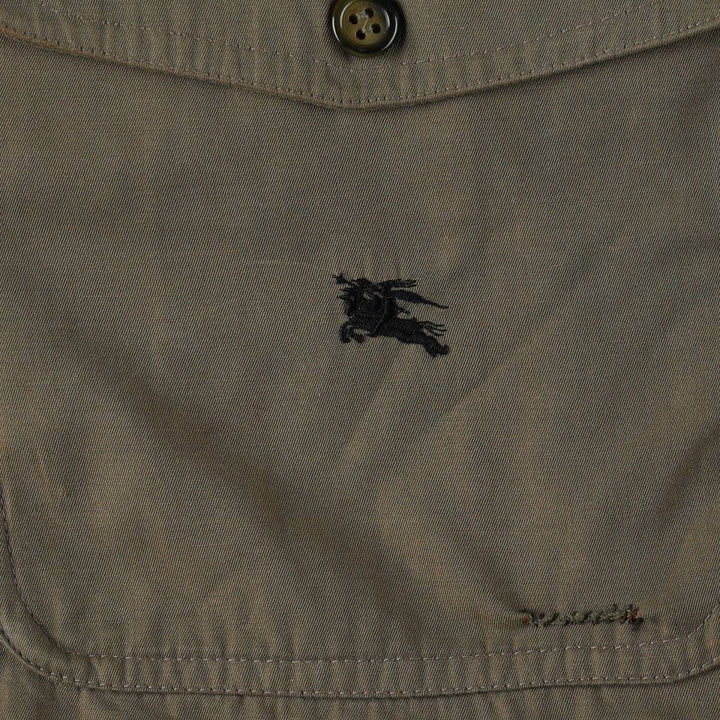 Burberry's Reversible Zip-Up Corduroy Jacket, Men's Size L (approx.) unclear Khaki type Vintage Second Hand