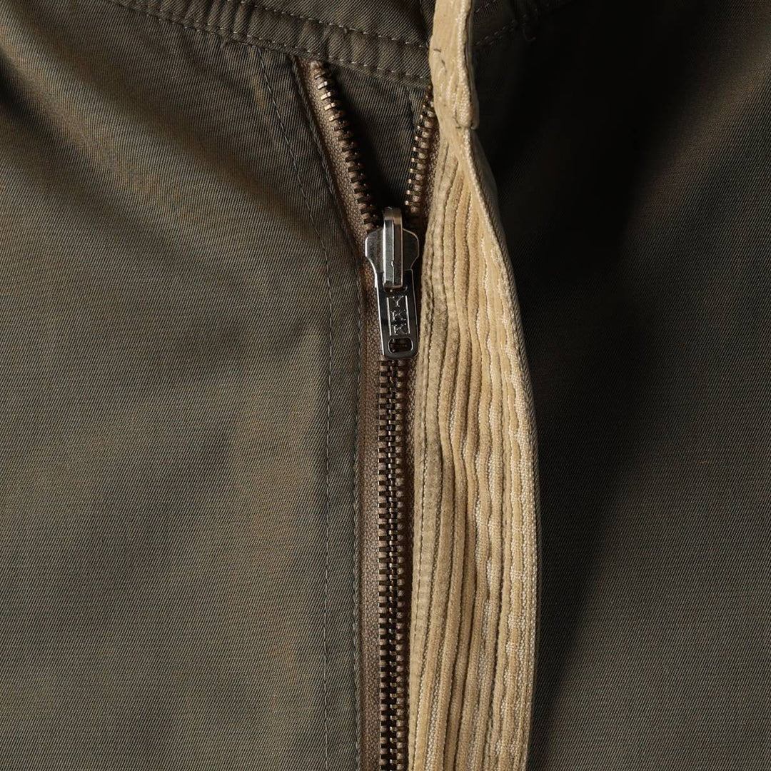 Burberry's Reversible Zip-Up Corduroy Jacket, Men's Size L (approx.) unclear Khaki type Vintage Second Hand