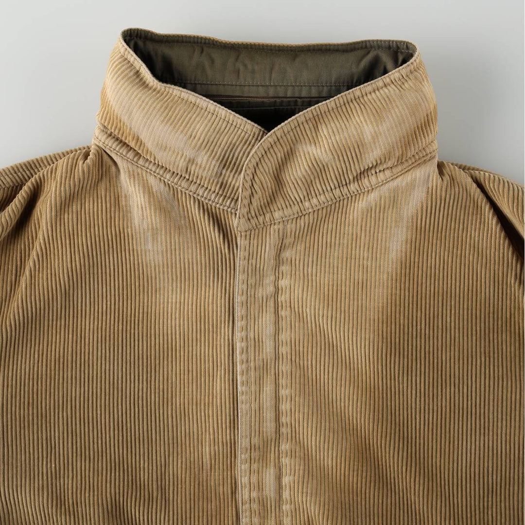 Burberry's Reversible Zip-Up Corduroy Jacket, Men's Size L (approx.) unclear Khaki type Vintage Second Hand