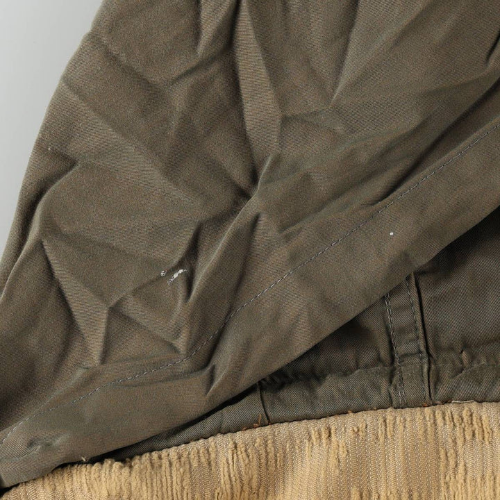 Burberry's Reversible Zip-Up Corduroy Jacket, Men's Size L (approx.) unclear Khaki type Vintage Second Hand