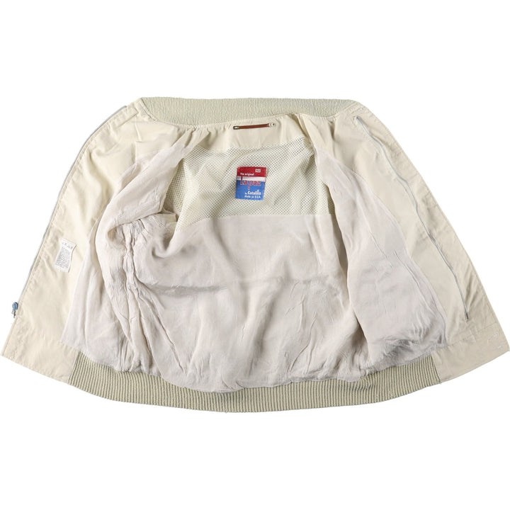 70s-80'S Catalina La Paz Derby Jacket, Cup Shoulder Jacket, Made in USA, Men's XL equivalent, Vintage unclear ivory Vintage Second Hand
