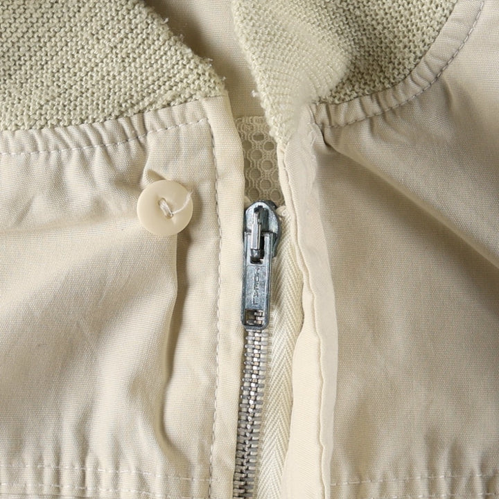 70s-80'S Catalina La Paz Derby Jacket, Cup Shoulder Jacket, Made in USA, Men's XL equivalent, Vintage unclear ivory Vintage Second Hand