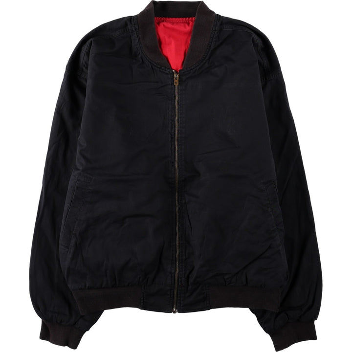 Marlboro Reversible Cotton Blouson, Men's Size M (approx.) cotton black type Vintage Second Hand