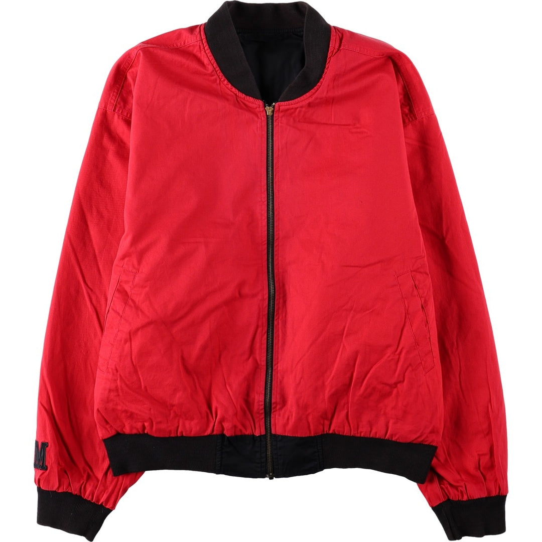 Marlboro Reversible Cotton Blouson, Men's Size M (approx.) cotton black type Vintage Second Hand