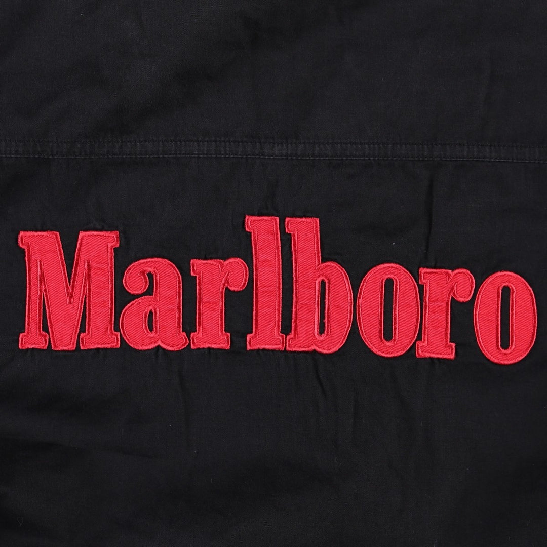 Marlboro Reversible Cotton Blouson, Men's Size M (approx.) cotton black type Vintage Second Hand