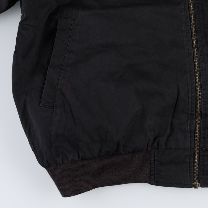 Marlboro Reversible Cotton Blouson, Men's Size M (approx.) cotton black type Vintage Second Hand