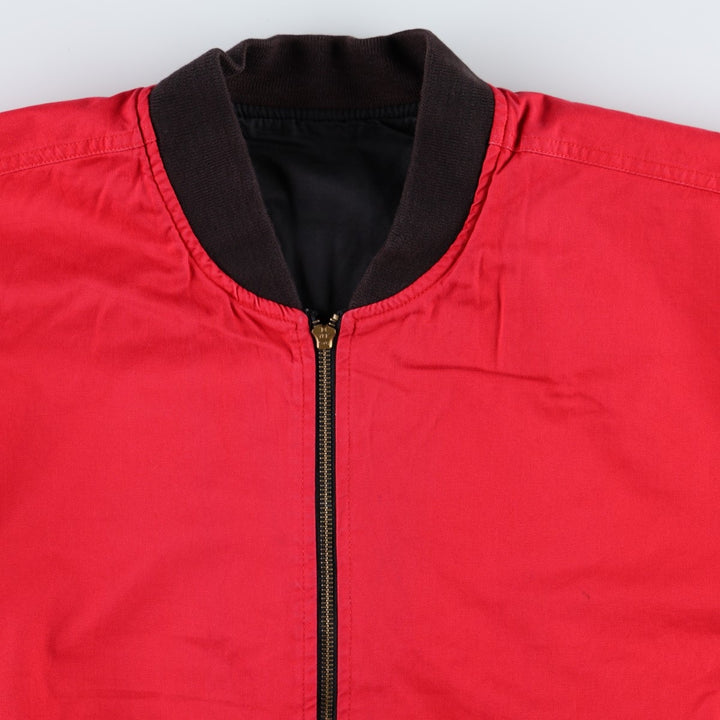 Marlboro Reversible Cotton Blouson, Men's Size M (approx.) cotton black type Vintage Second Hand
