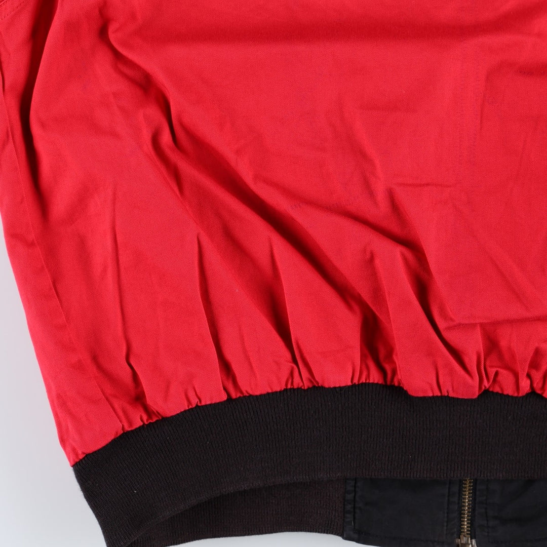 Marlboro Reversible Cotton Blouson, Men's Size M (approx.) cotton black type Vintage Second Hand