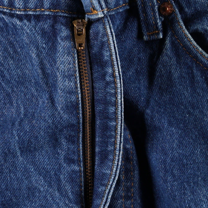 1980'S Levi's 40517-0215 Orange Tab Bootcut Denim Pants, Made in USA, Men's W35 (approx.), Vintage unclear blue type Vintage Second Hand
