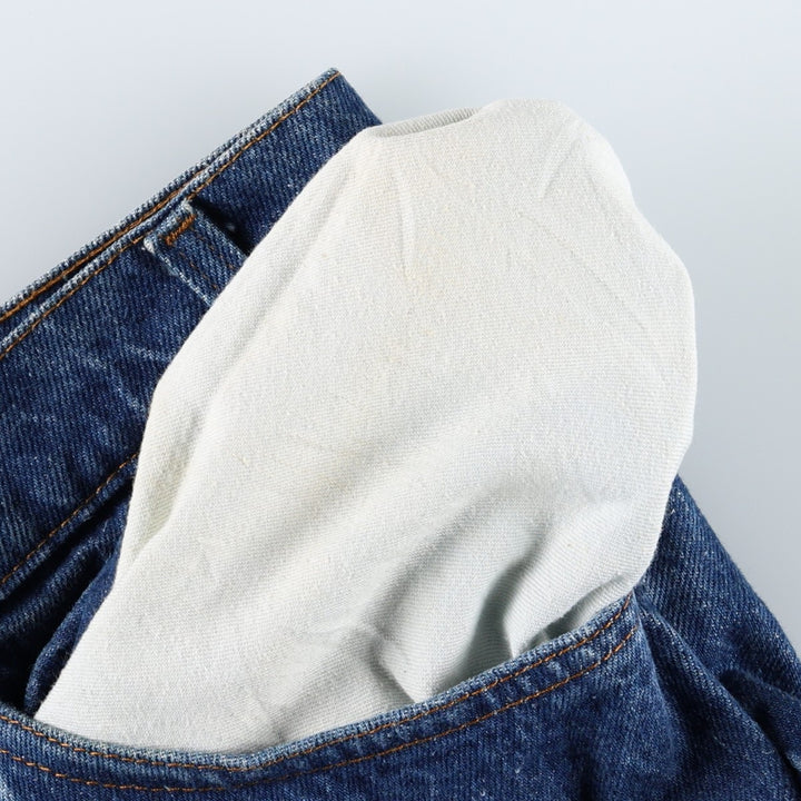 1980'S Levi's 40517-0215 Orange Tab Bootcut Denim Pants, Made in USA, Men's W35 (approx.), Vintage unclear blue type Vintage Second Hand