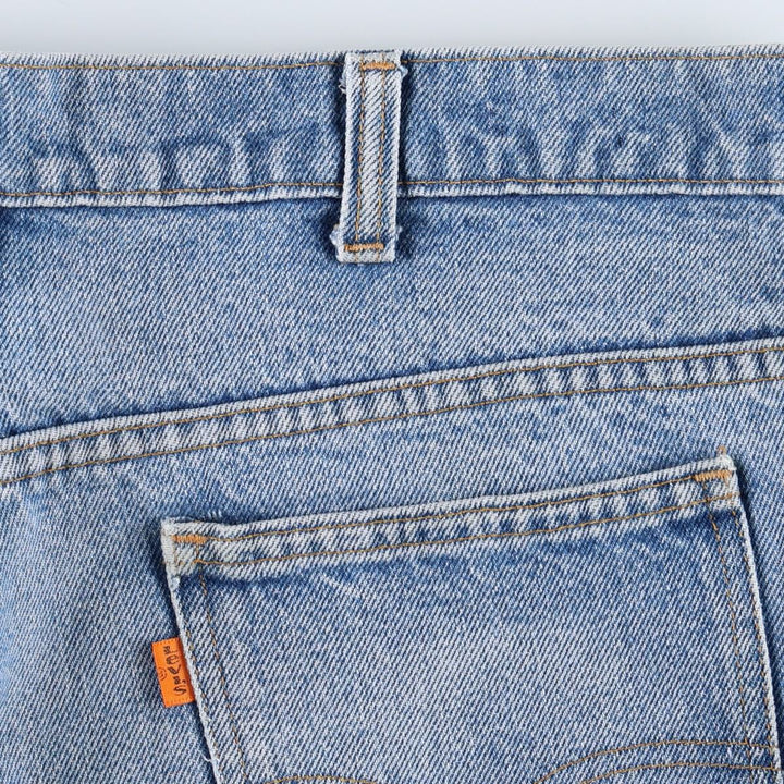 90'S Levi's Orange Tab Bell-Bottom Denim Pants, Men's Size W37 (approx.), Vintage unclear blue type Vintage Second Hand