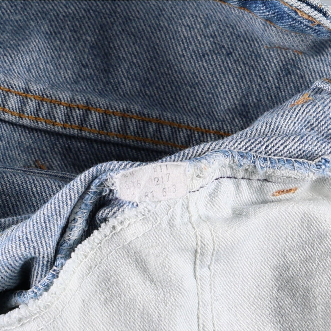 90'S Levi's Orange Tab Bell-Bottom Denim Pants, Men's Size W37 (approx.), Vintage unclear blue type Vintage Second Hand