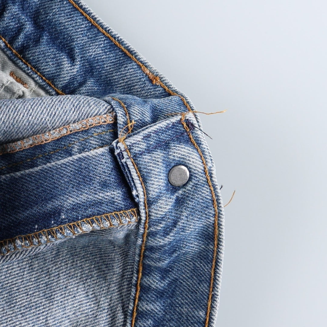 90'S Levi's Orange Tab Bell-Bottom Denim Pants, Men's Size W37 (approx.), Vintage unclear blue type Vintage Second Hand