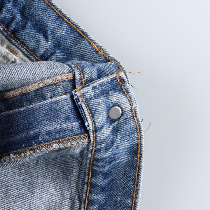 90'S Levi's Orange Tab Bell-Bottom Denim Pants, Men's Size W37 (approx.), Vintage unclear blue type Vintage Second Hand