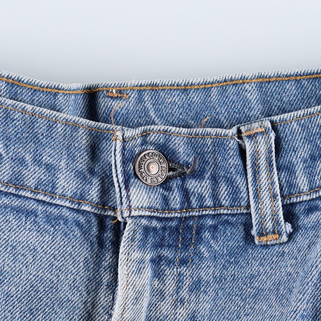 90'S Levi's Orange Tab Bell-Bottom Denim Pants, Men's Size W37 (approx.), Vintage unclear blue type Vintage Second Hand