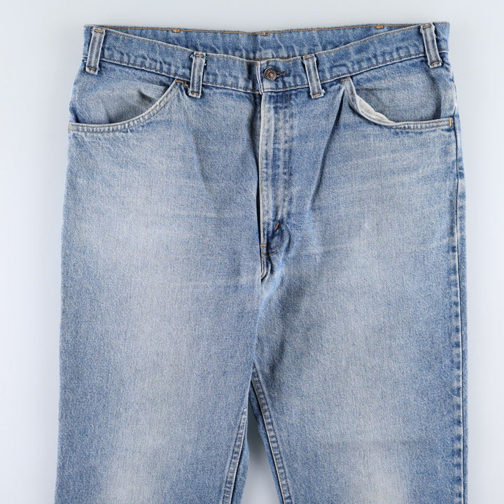 90'S Levi's Orange Tab Bell-Bottom Denim Pants, Men's Size W37 (approx.), Vintage unclear blue type Vintage Second Hand