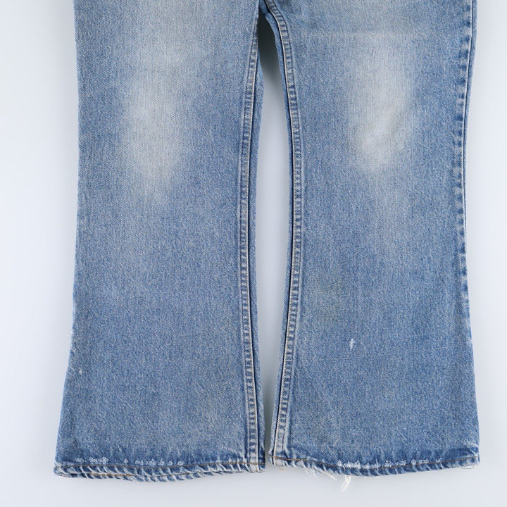 90'S Levi's Orange Tab Bell-Bottom Denim Pants, Men's Size W37 (approx.), Vintage unclear blue type Vintage Second Hand