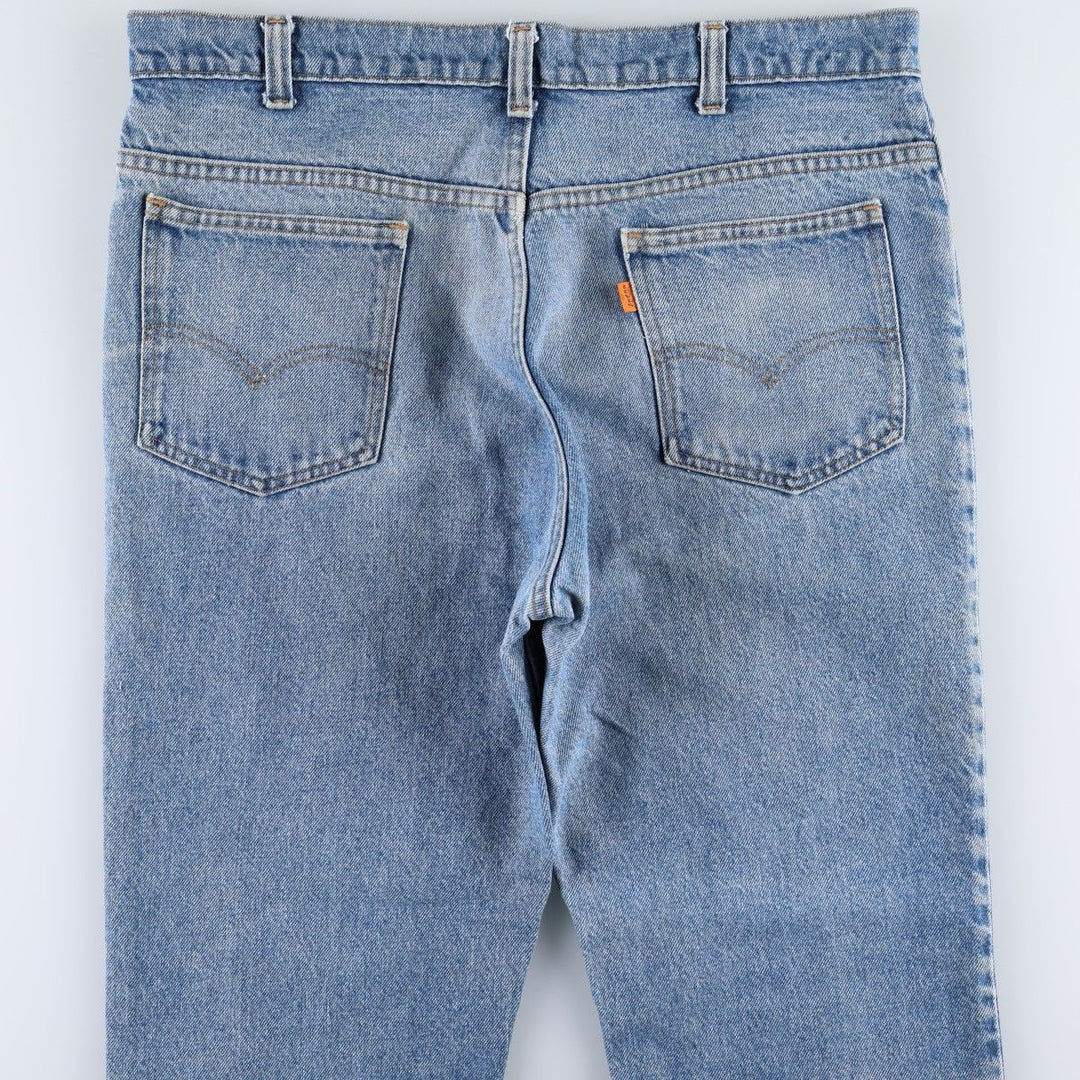 90'S Levi's Orange Tab Bell-Bottom Denim Pants, Men's Size W37 (approx.), Vintage unclear blue type Vintage Second Hand