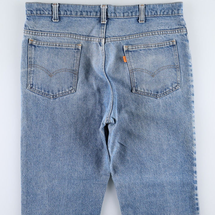 90'S Levi's Orange Tab Bell-Bottom Denim Pants, Men's Size W37 (approx.), Vintage unclear blue type Vintage Second Hand