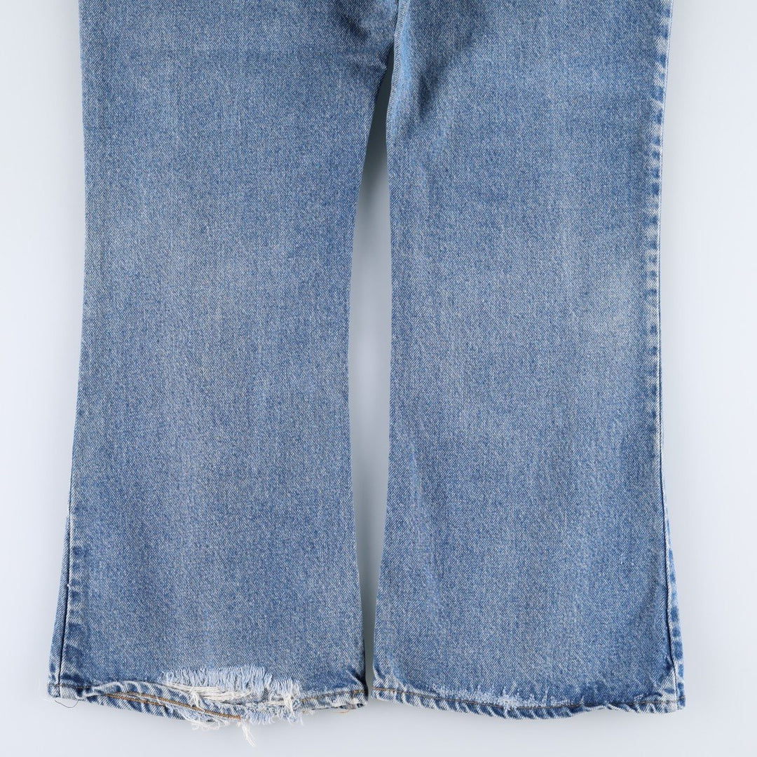 90'S Levi's Orange Tab Bell-Bottom Denim Pants, Men's Size W37 (approx.), Vintage unclear blue type Vintage Second Hand
