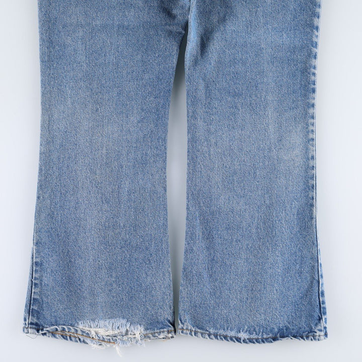 90'S Levi's Orange Tab Bell-Bottom Denim Pants, Men's Size W37 (approx.), Vintage unclear blue type Vintage Second Hand
