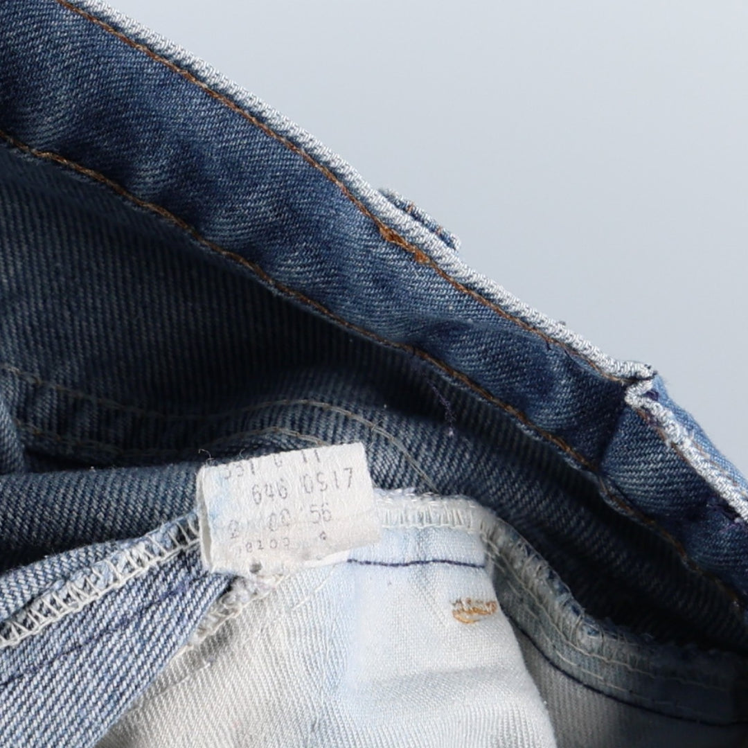 1980'S Levi's Orange Tab Bell-Bottom Denim Pants, Men's Size W32 (approx.), Vintage unclear blue type Vintage Second Hand
