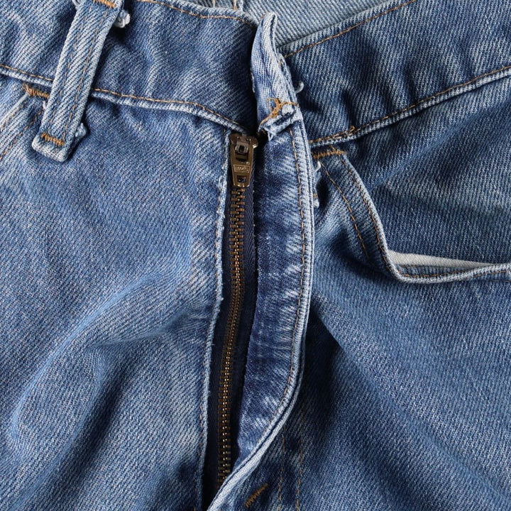 1980'S Levi's Orange Tab Bell-Bottom Denim Pants, Men's Size W32 (approx.), Vintage unclear blue type Vintage Second Hand