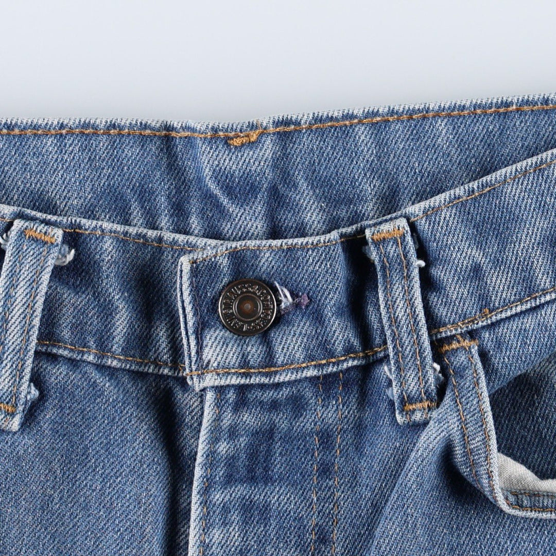 1980'S Levi's Orange Tab Bell-Bottom Denim Pants, Men's Size W32 (approx.), Vintage unclear blue type Vintage Second Hand
