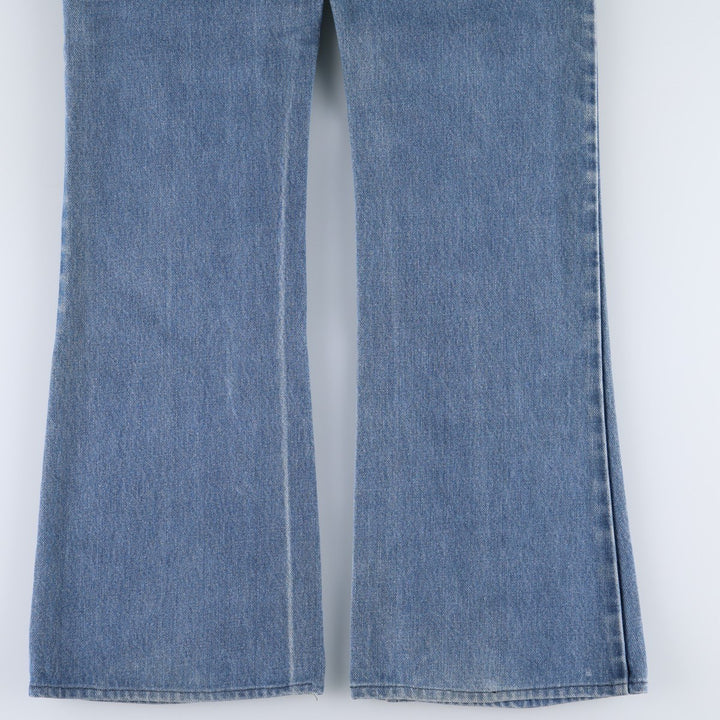 1980'S Levi's Orange Tab Bell-Bottom Denim Pants, Men's Size W32 (approx.), Vintage unclear blue type Vintage Second Hand
