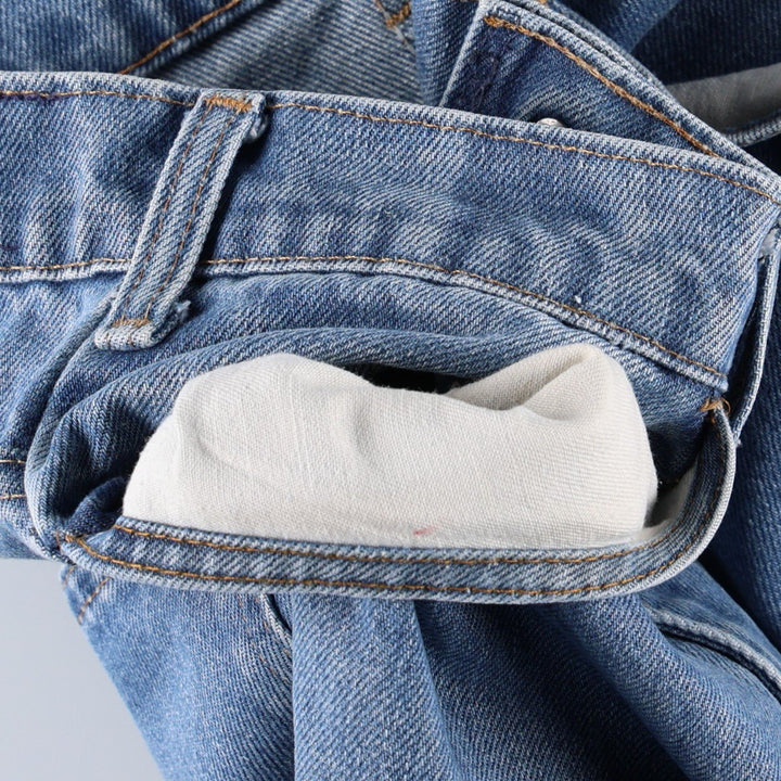 1980'S Levi's Orange Tab Bell-Bottom Denim Pants, Men's Size W32 (approx.), Vintage unclear blue type Vintage Second Hand