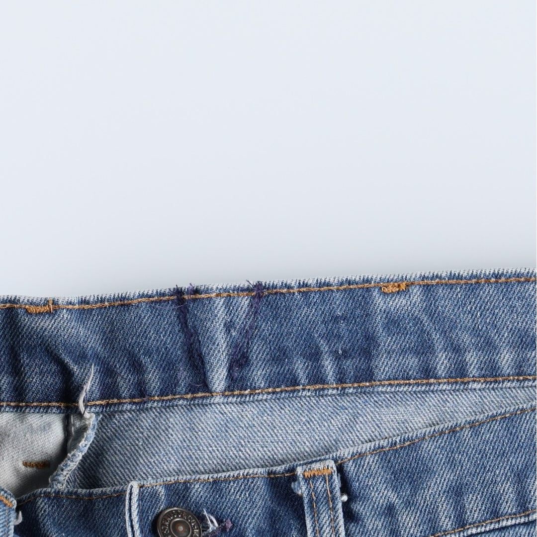 1980'S Levi's Orange Tab Bell-Bottom Denim Pants, Men's Size W32 (approx.), Vintage unclear blue type Vintage Second Hand