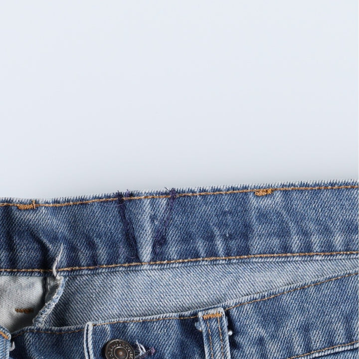 1980'S Levi's Orange Tab Bell-Bottom Denim Pants, Men's Size W32 (approx.), Vintage unclear blue type Vintage Second Hand