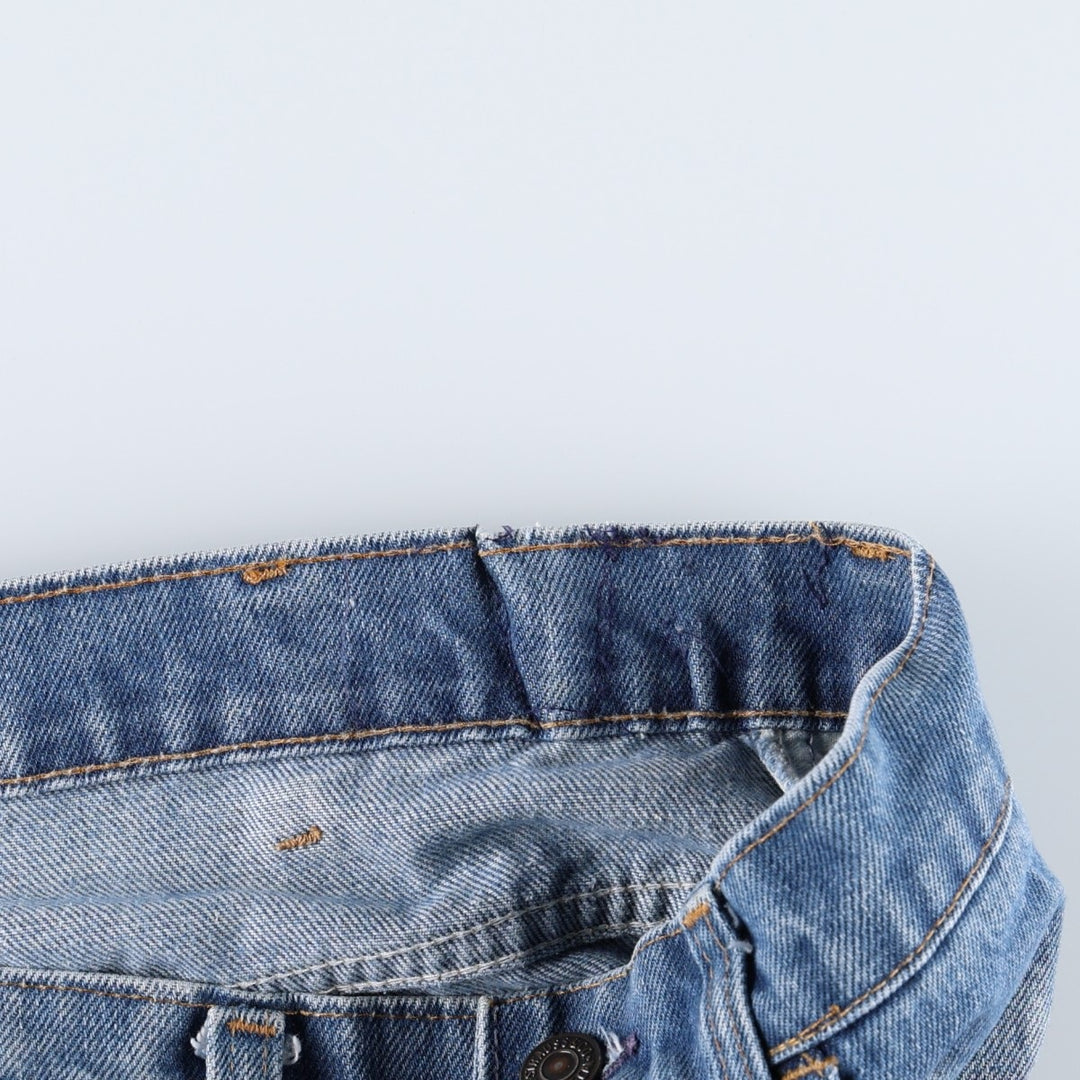 1980'S Levi's Orange Tab Bell-Bottom Denim Pants, Men's Size W32 (approx.), Vintage unclear blue type Vintage Second Hand