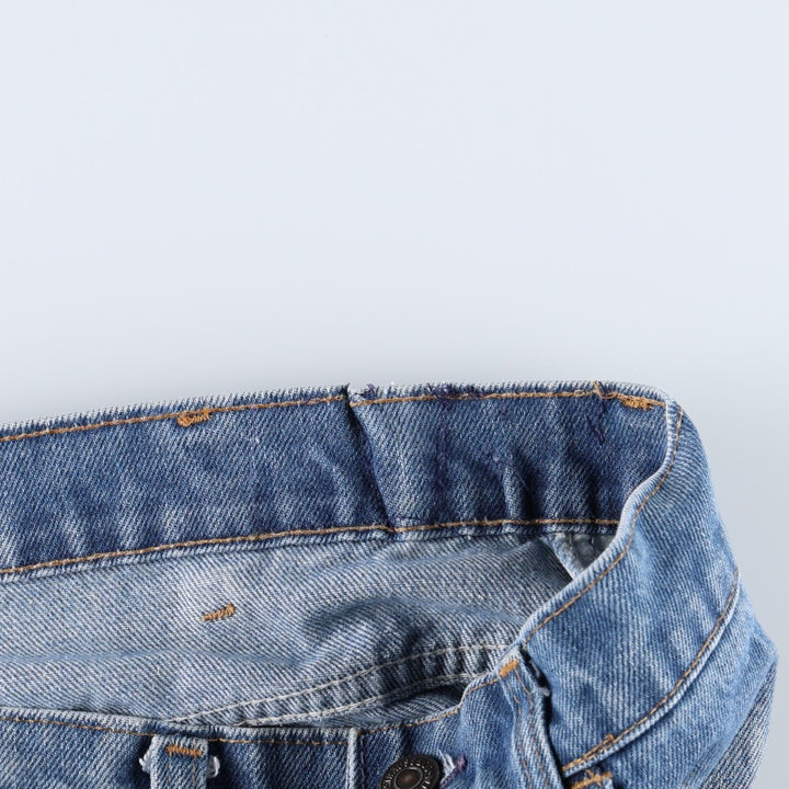 1980'S Levi's Orange Tab Bell-Bottom Denim Pants, Men's Size W32 (approx.), Vintage unclear blue type Vintage Second Hand