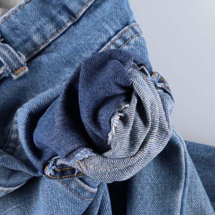 1980'S Levi's Orange Tab Bell-Bottom Denim Pants, Men's Size W32 (approx.), Vintage unclear blue type Vintage Second Hand