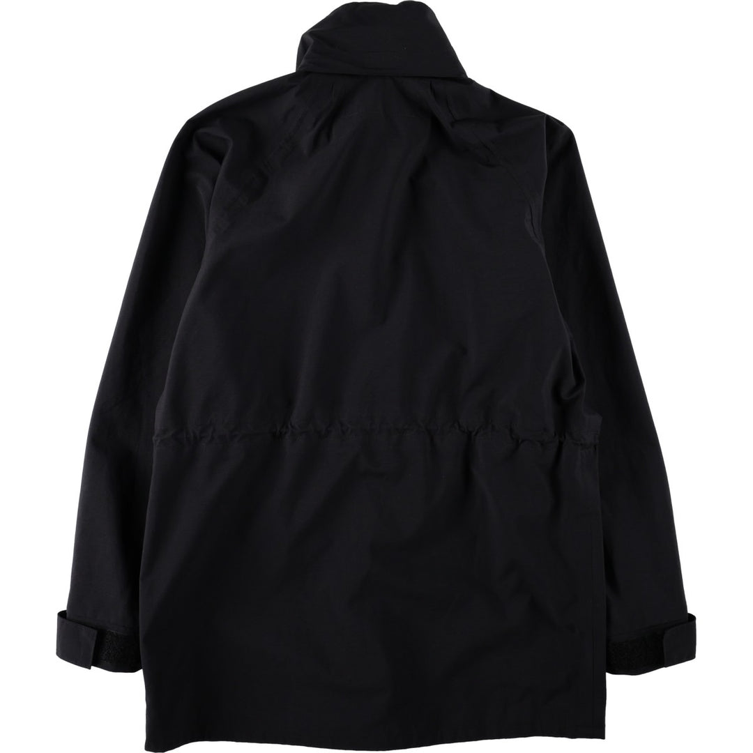 Genuine US military issue Gore-Tex parka, made in the USA, small long size (equivalent to men's S). Nylon black type Vintage Second Hand