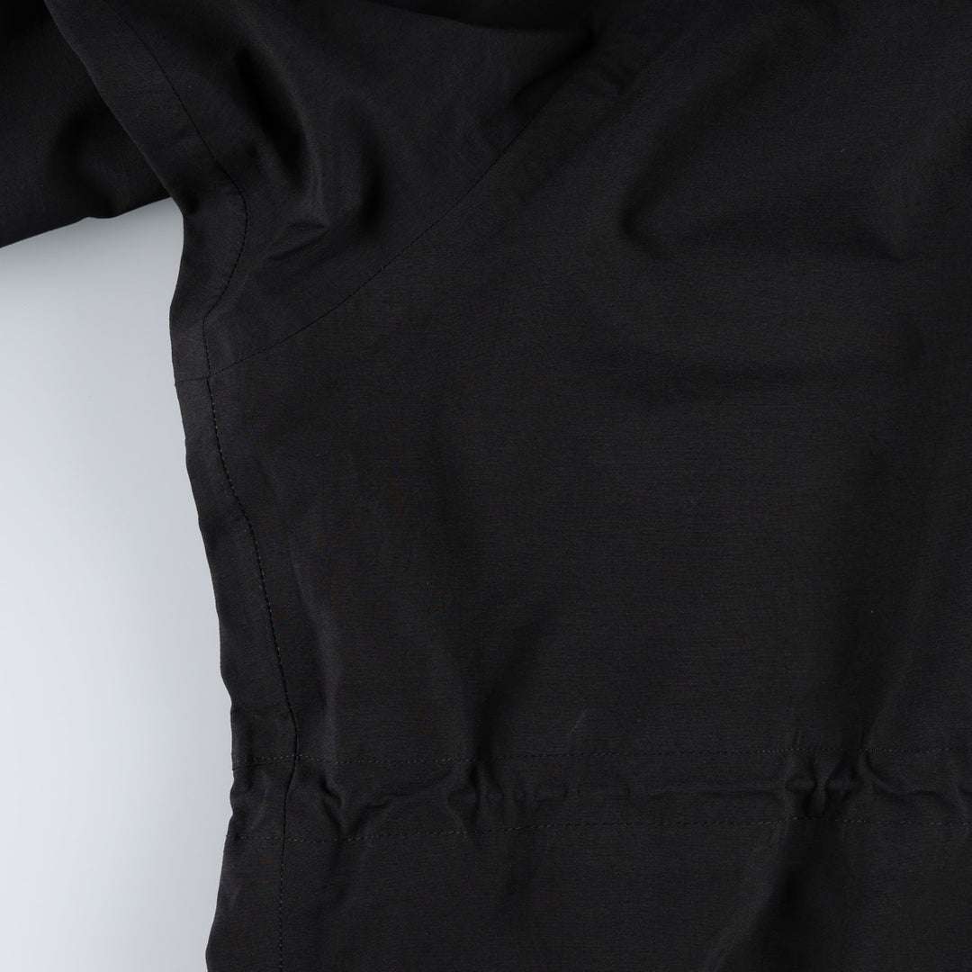 Genuine US military issue Gore-Tex parka, made in the USA, small long size (equivalent to men's S). Nylon black type Vintage Second Hand