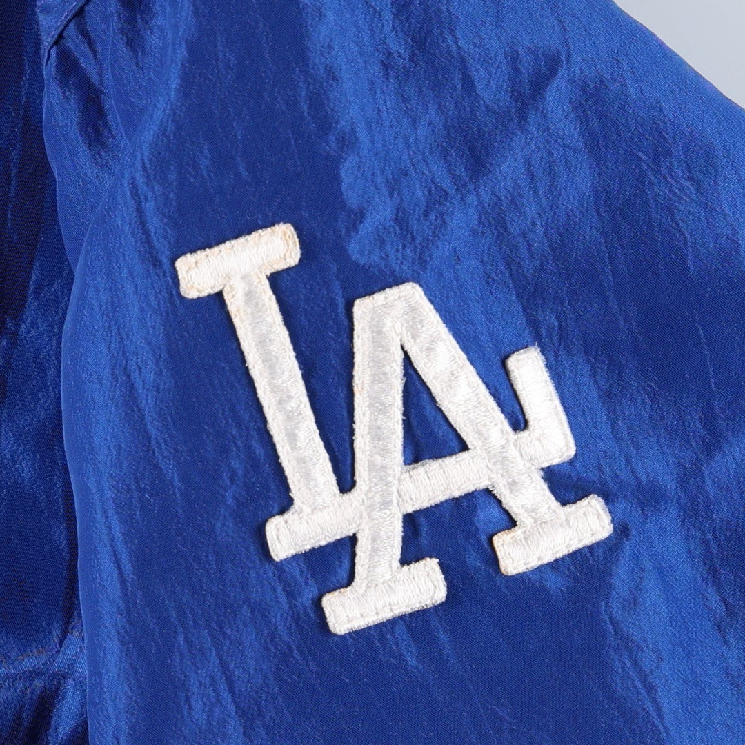 90'S Starter Los Angeles Dodgers Padded Nylon Stadium Jacket Award Jacket Men's XXL equivalent Nylon blue type Vintage Second Hand