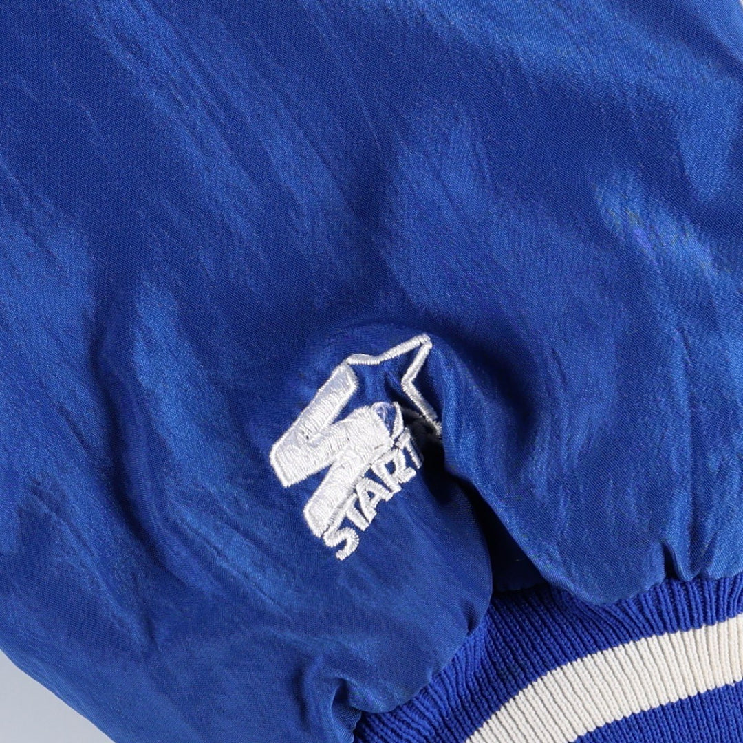 90'S Starter Los Angeles Dodgers Padded Nylon Stadium Jacket Award Jacket Men's XXL equivalent Nylon blue type Vintage Second Hand