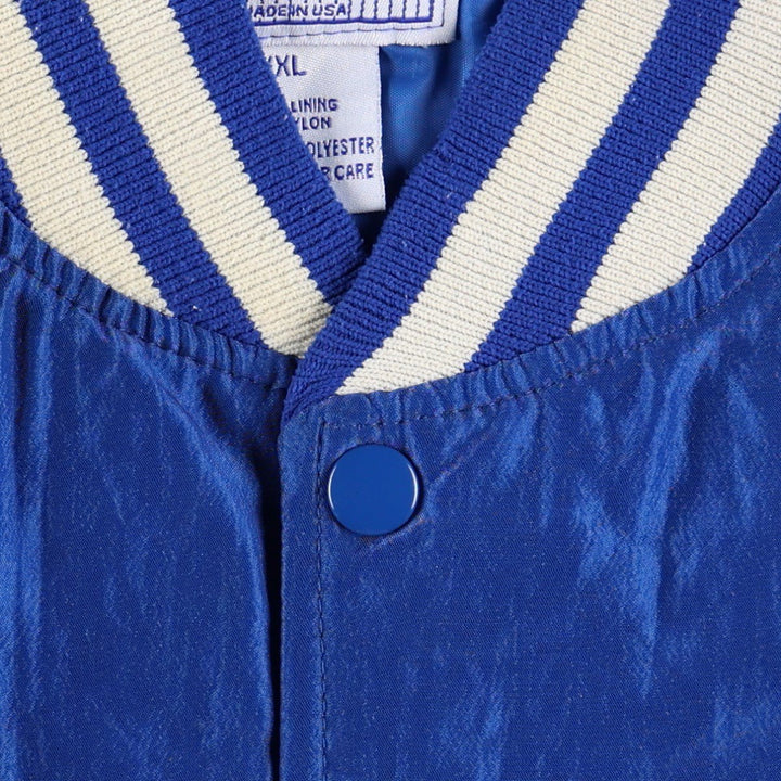 90'S Starter Los Angeles Dodgers Padded Nylon Stadium Jacket Award Jacket Men's XXL equivalent Nylon blue type Vintage Second Hand