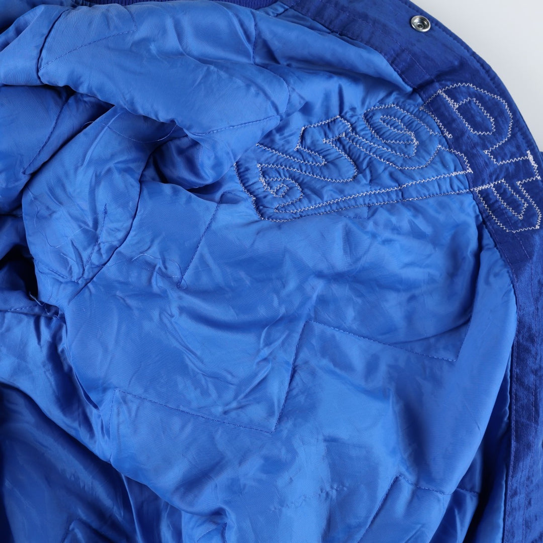 90'S Starter Los Angeles Dodgers Padded Nylon Stadium Jacket Award Jacket Men's XXL equivalent Nylon blue type Vintage Second Hand