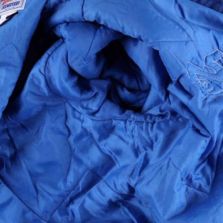 90'S Starter Los Angeles Dodgers Padded Nylon Stadium Jacket Award Jacket Men's XXL equivalent Nylon blue type Vintage Second Hand