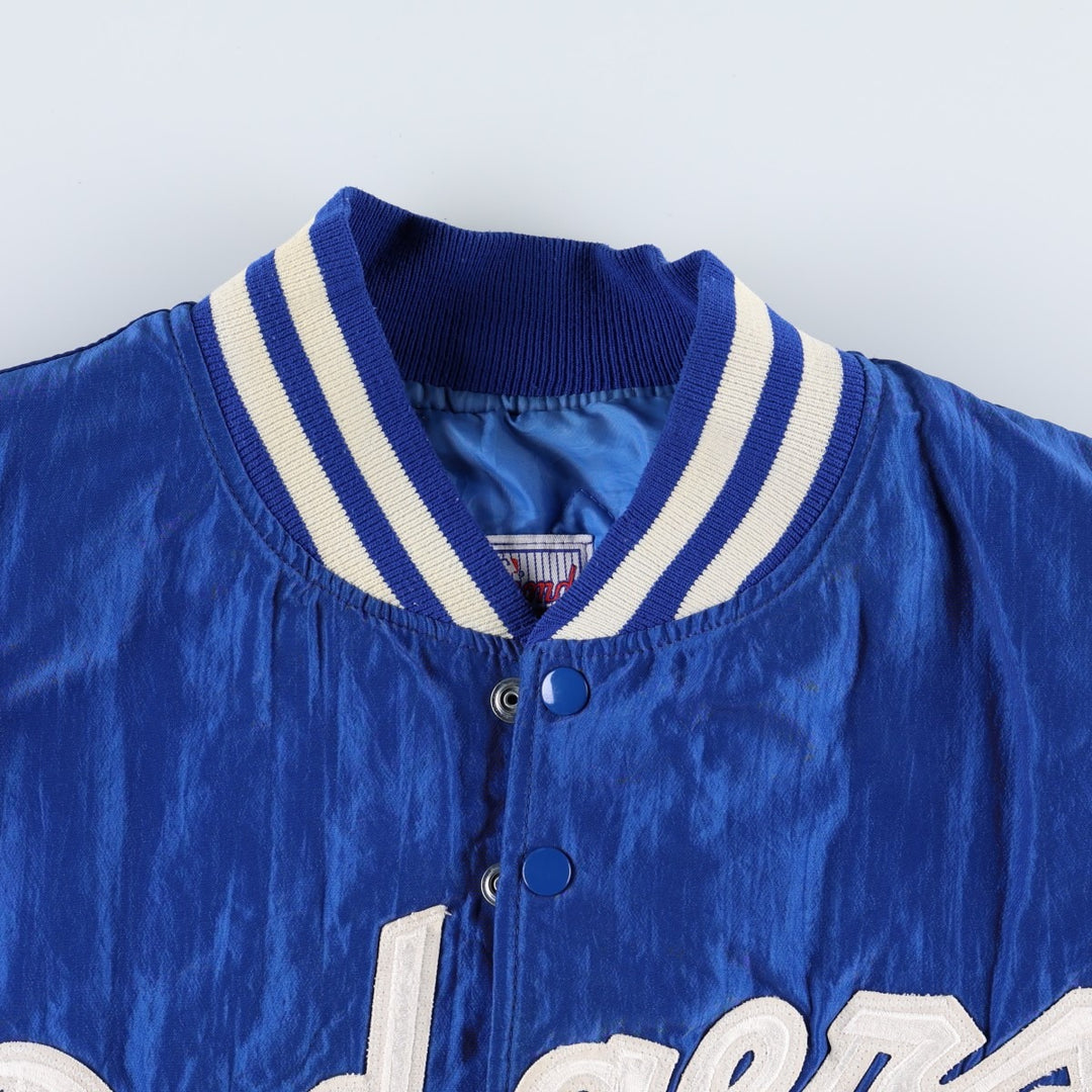 90'S Starter Los Angeles Dodgers Padded Nylon Stadium Jacket Award Jacket Men's XXL equivalent Nylon blue type Vintage Second Hand