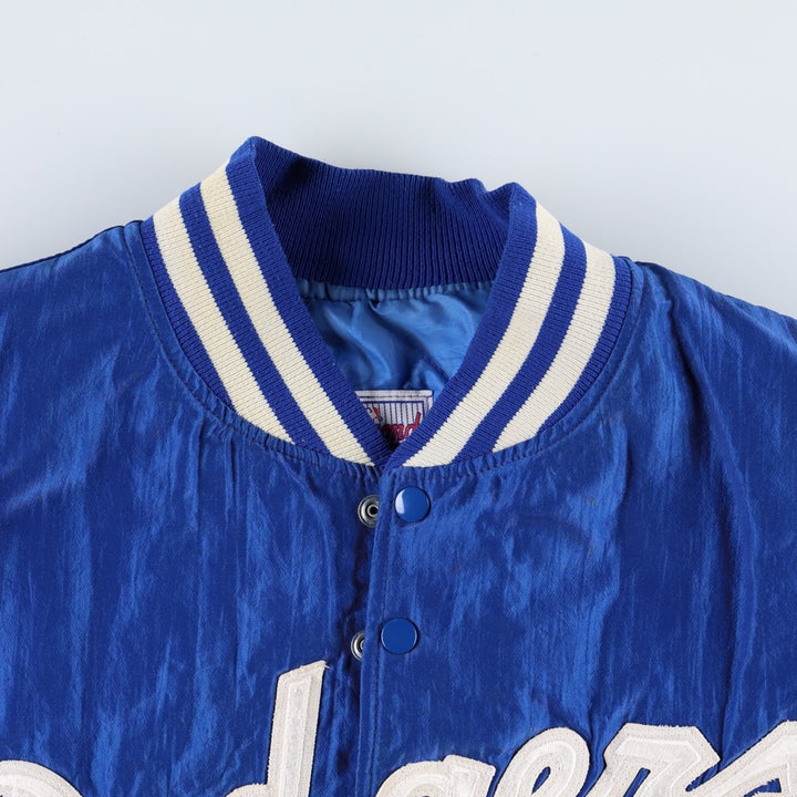 90'S Starter Los Angeles Dodgers Padded Nylon Stadium Jacket Award Jacket Men's XXL equivalent Nylon blue type Vintage Second Hand