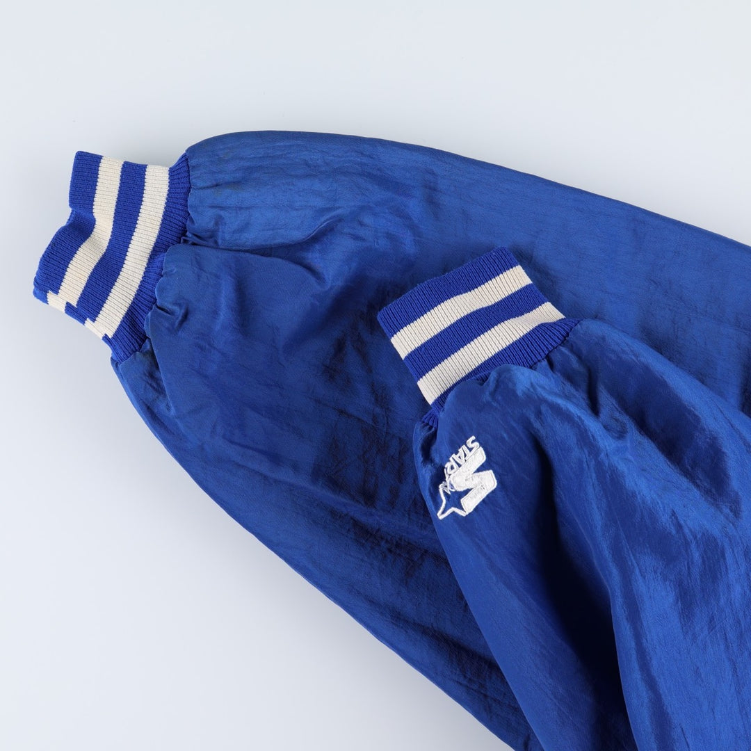 90'S Starter Los Angeles Dodgers Padded Nylon Stadium Jacket Award Jacket Men's XXL equivalent Nylon blue type Vintage Second Hand