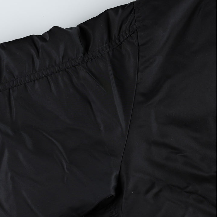 Civilian product SCHOTT MA-1 type padded military flight jacket, men's size L Nylon black type Vintage Second Hand