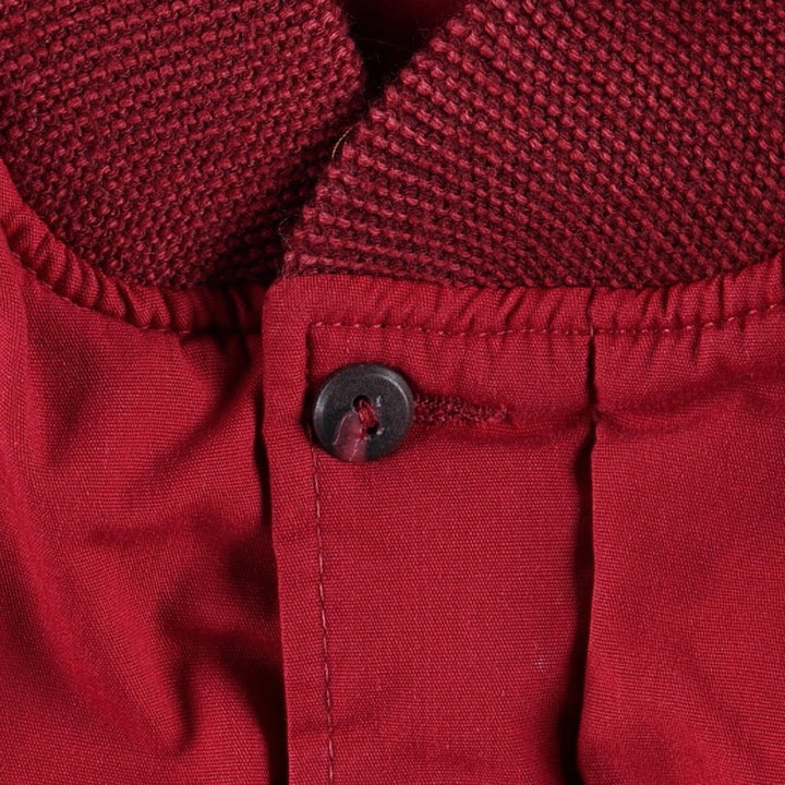 1980'S Catalina Varsity Padded Derby Jacket, Cup Shoulder Jacket, Made in USA, Men's Size S (Equivalent), Vintage unclear red type Vintage Second Hand