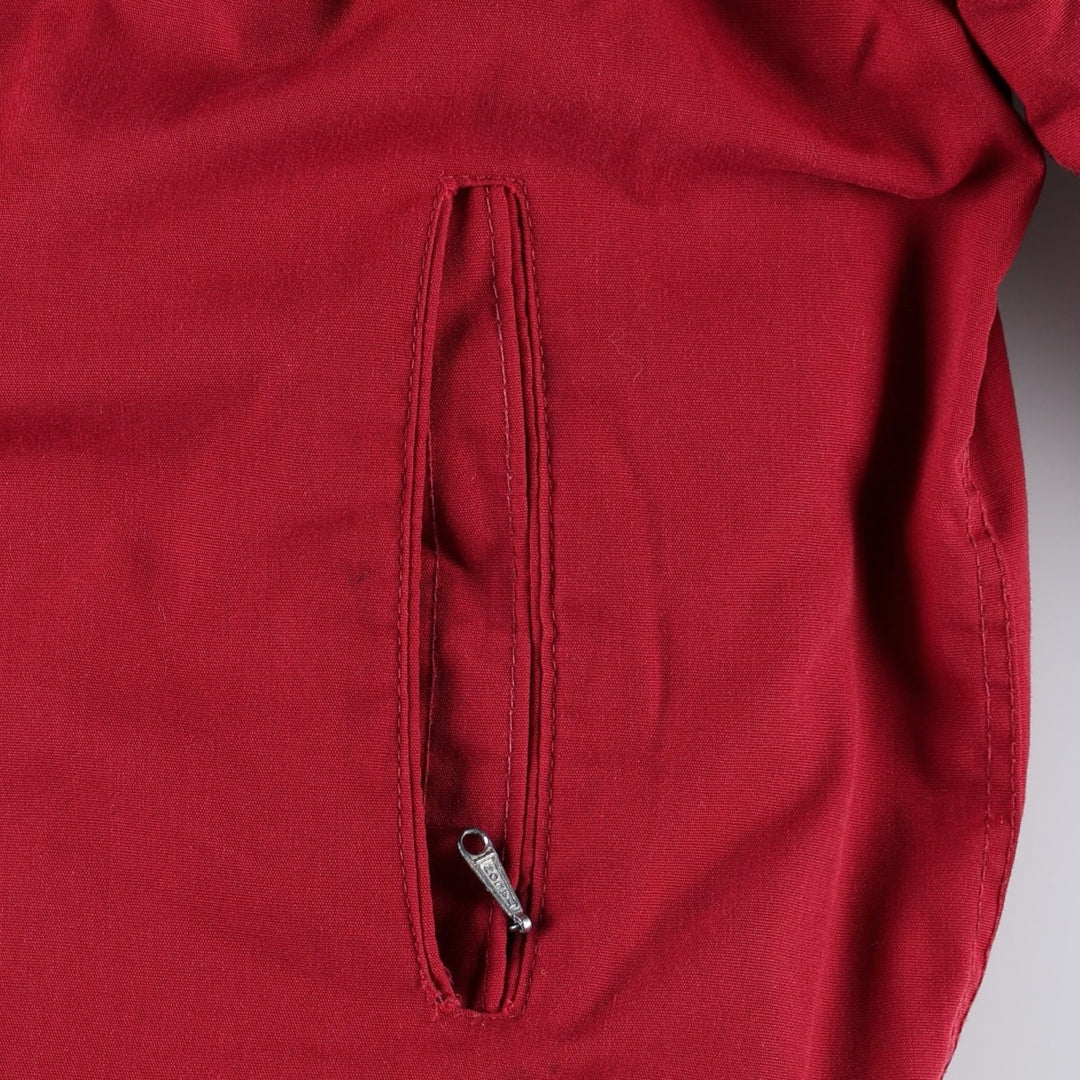 1980'S Catalina Varsity Padded Derby Jacket, Cup Shoulder Jacket, Made in USA, Men's Size S (Equivalent), Vintage unclear red type Vintage Second Hand