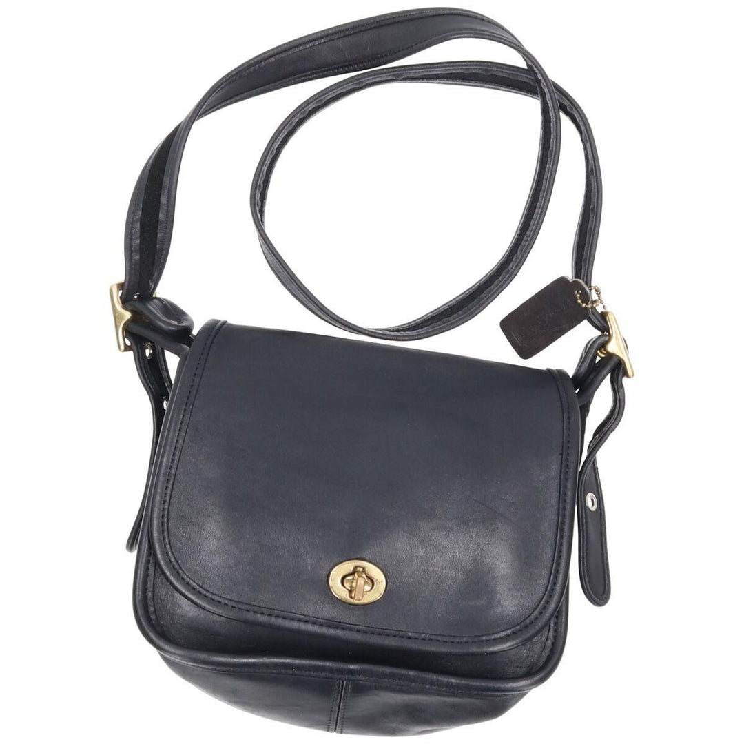 90'S Coach OLD COACH Turnlock Shoulder Bag Made in USA Vintage /gaa002097