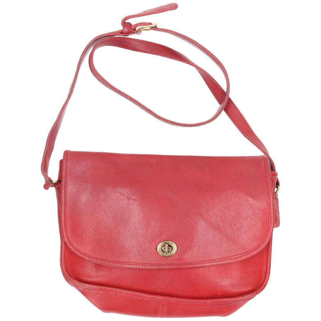 80'S Coach COACH OLD COACH Old Coach Turnlock Shoulder Bag Made in USA Vintage /gaa002120